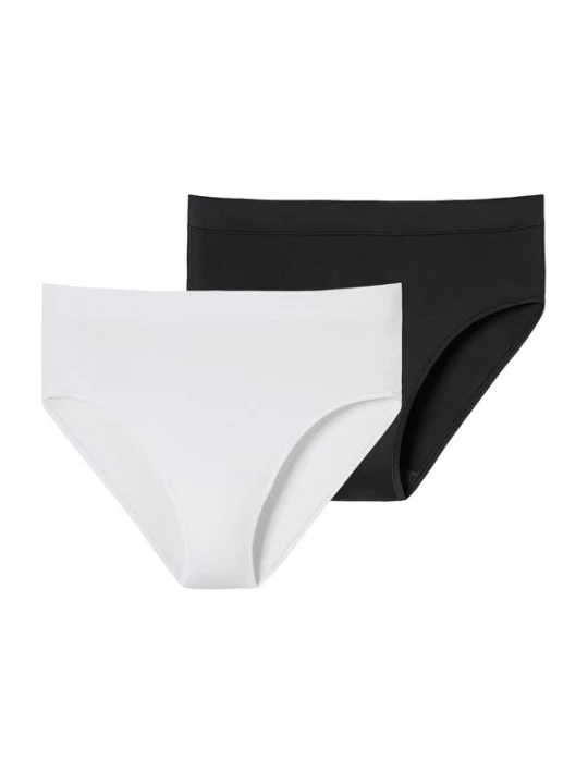 Foto van product SCHIESSER Broekje zwart / offwhite