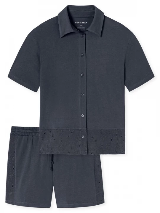 Foto van product SCHIESSER Korte pyjama ' Casual Nightwear ' grafiet
