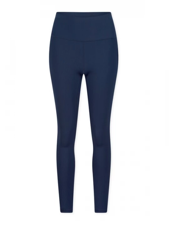 Foto van product SCHIESSER Leggings ' High Waist Doppelripp - Active ' donkerblauw