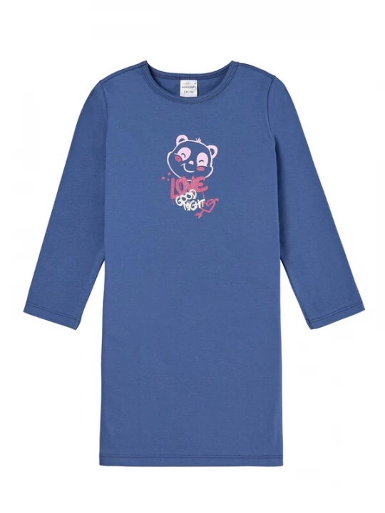 Foto van product SCHIESSER Nachthemd blauw / pink