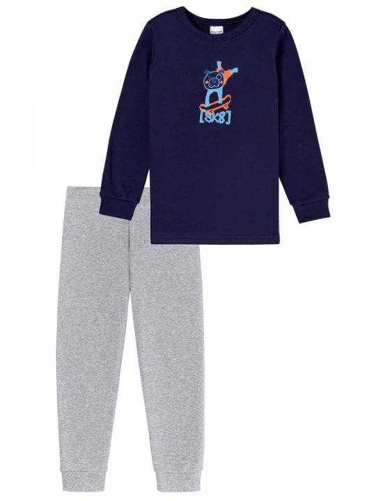 Foto van product SCHIESSER Nachtkledij ' Boys World ' donkerblauw
