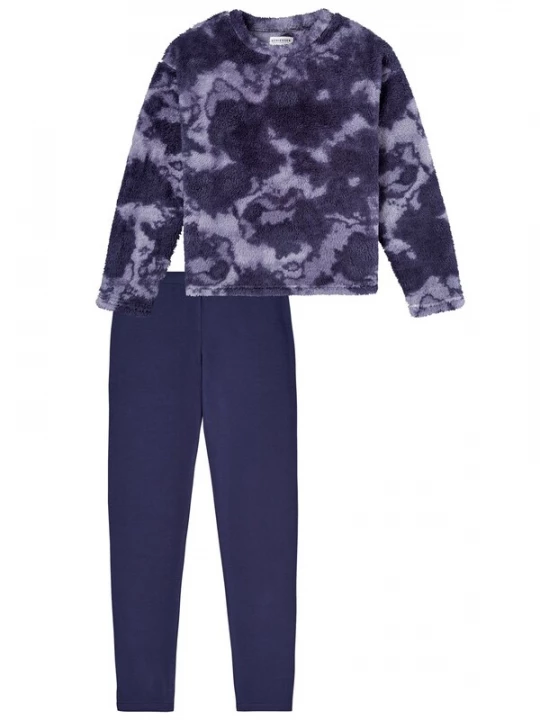 Foto van product SCHIESSER Nachtkledij donkerblauw / lila
