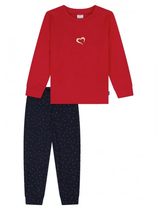 Foto van product SCHIESSER Nachtkledij 'Family' donkerblauw / rood