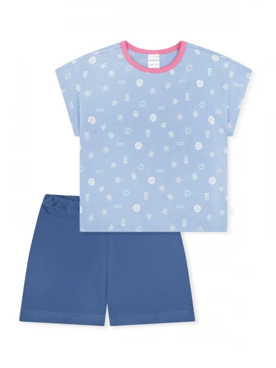 Foto van product SCHIESSER Nachtkledij ' Kids Nightwear ' blauw / lichtblauw