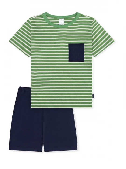 Foto van product SCHIESSER Nachtkledij ' Kids Nightwear ' donkerblauw / groen