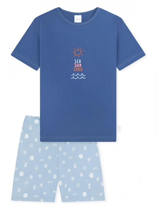 Foto van product SCHIESSER Nachtkledij ' Kids Nightwear ' lichtblauw / donkerblauw