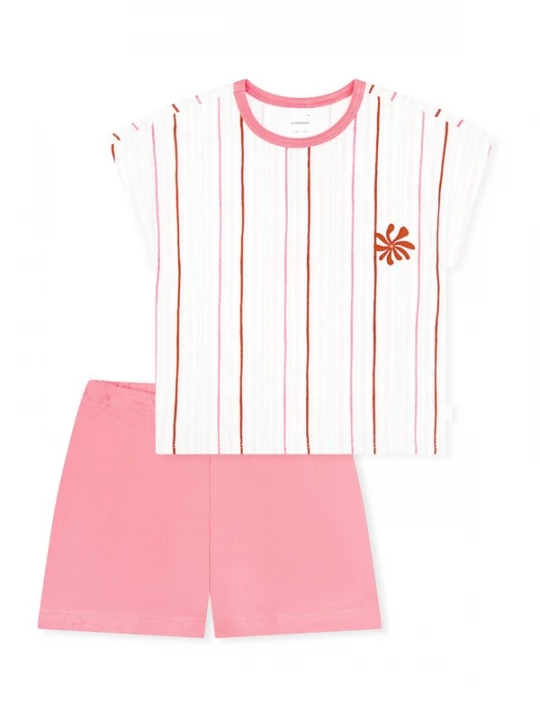 Foto van product SCHIESSER Nachtkledij ' Kids Nightwear ' pink / wit