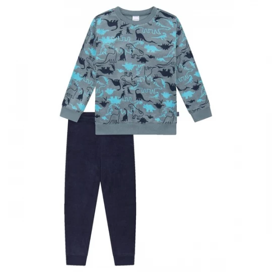 Foto van product SCHIESSER Nachtkledij lichtblauw / donkerblauw / grijs