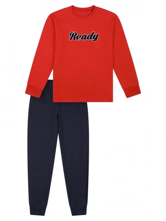 Foto van product SCHIESSER Nachtkledij navy / rood