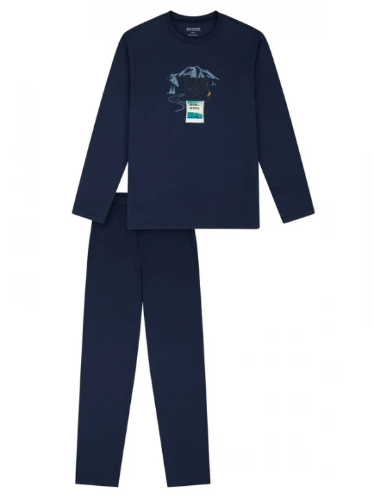 Foto van product SCHIESSER Nachtkledij ' Nightwear ' donkerblauw
