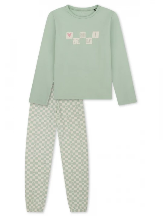 Foto van product SCHIESSER Nachtkledij ' Nightwear ' mintgroen / pastelgroen