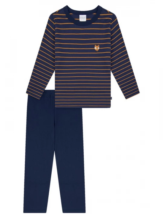 Foto van product SCHIESSER Nachtkledij 'Nightwear' navy / curry