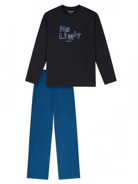 Foto van product SCHIESSER Nachtkledij 'Nightwear' navy / kobaltblauw