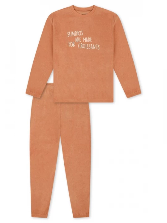 Foto van product SCHIESSER Nachtkledij ' Nightwear ' oranje gemêleerd