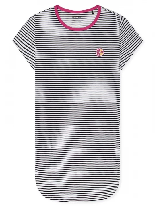 Foto van product SCHIESSER Nachtkledij ' Nightwear ' pink / zwart / offwhite