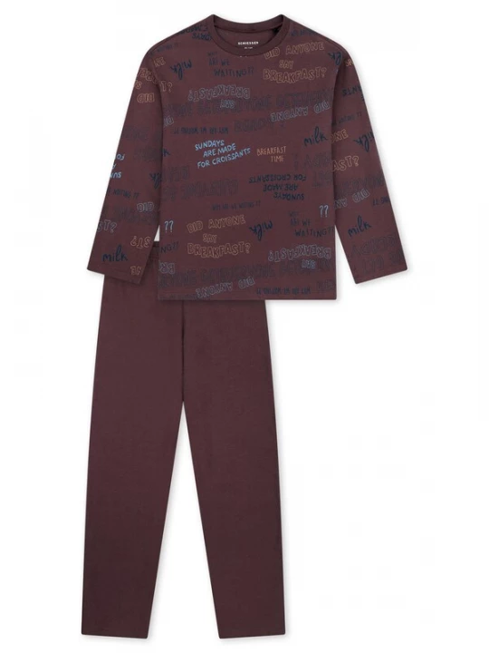 Foto van product SCHIESSER Nachtkledij ' Nightwear ' roestbruin / donkerbruin