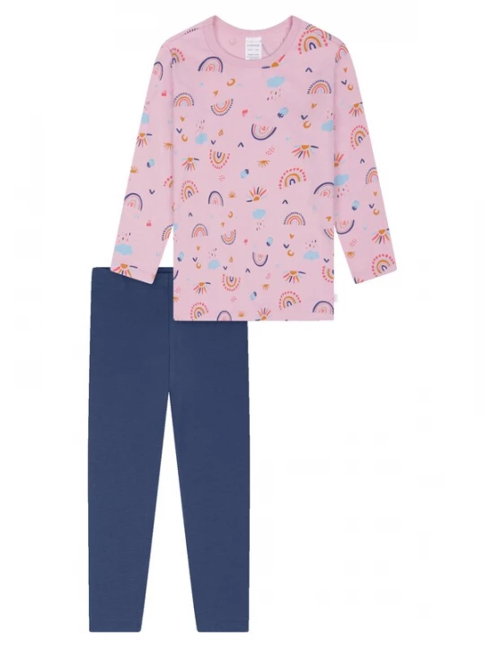 Foto van product SCHIESSER Nachtkledij 'Nightwear' violetblauw / oudroze