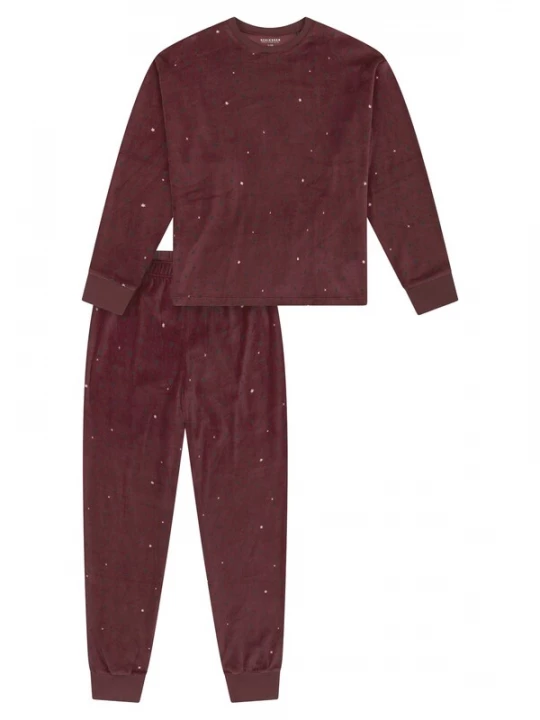 Foto van product SCHIESSER Nachtkledij ' Teens Nightwear ' bourgogne