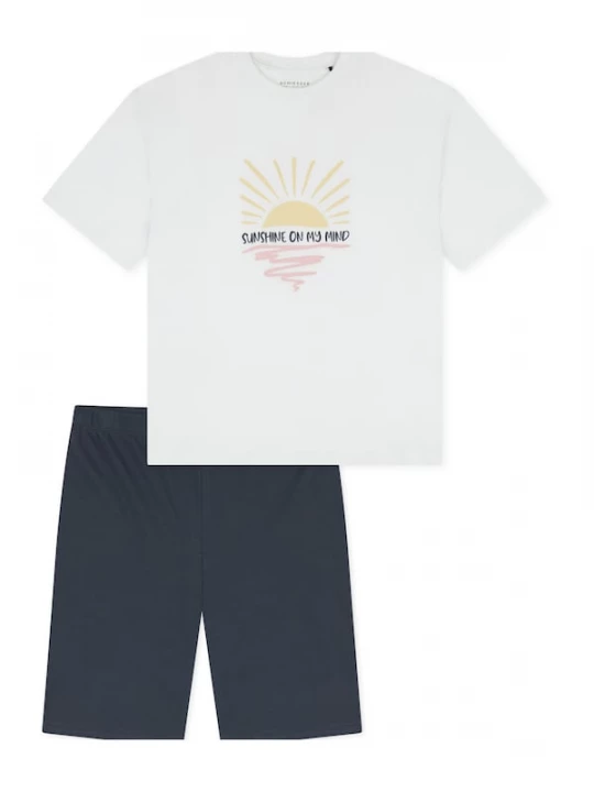 Foto van product SCHIESSER Nachtkledij 'Teens Nightwear' zwart / wit