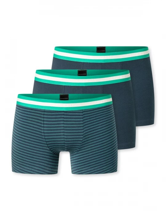 Foto van product SCHIESSER Onderbroek ' 95 / 5 Multi ' groen / petrol / wit