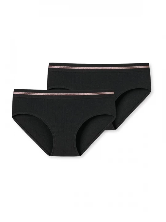 Foto van product SCHIESSER Onderbroek 'Basic Kids' rosa / zwart