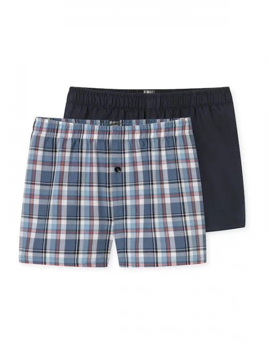 Foto van product SCHIESSER Onderbroek nachtblauw / duifblauw / rood / wit