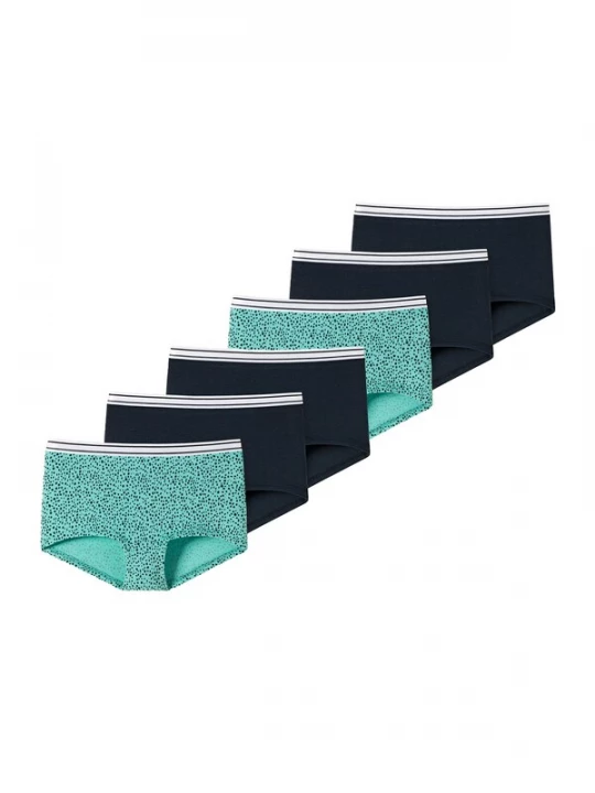 Foto van product SCHIESSER Onderbroek navy / turquoise / wit