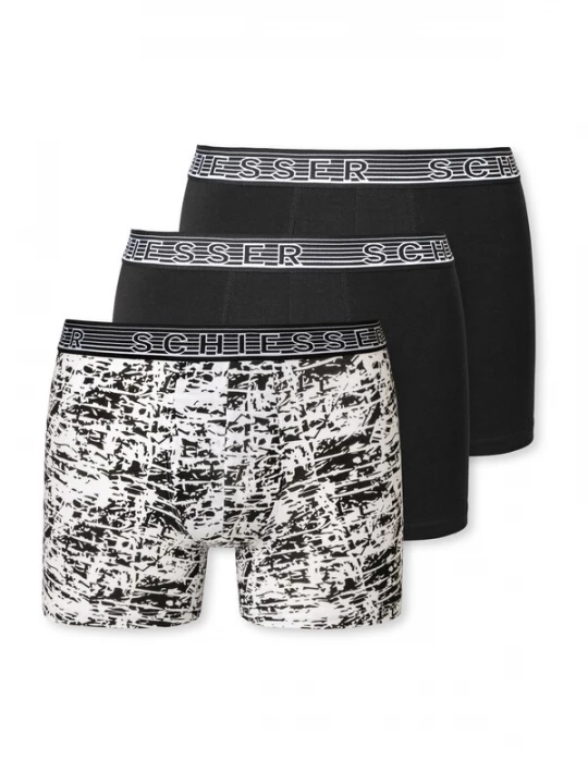 Foto van product SCHIESSER Onderbroek zwart / wit