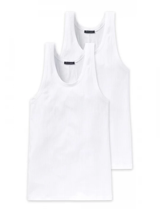 Foto van product SCHIESSER Onderhemd ' 2-Pack Authentic ' wit