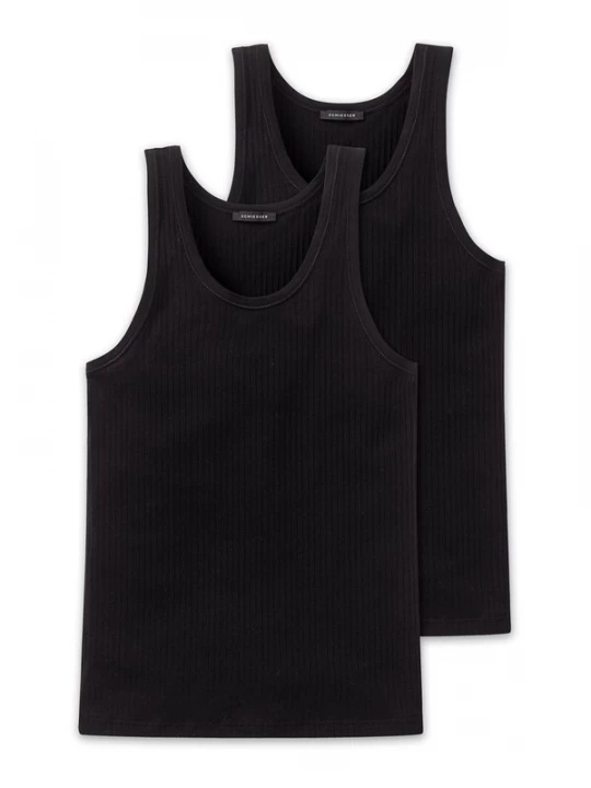 Foto van product SCHIESSER Onderhemd 'Authentic' zwart