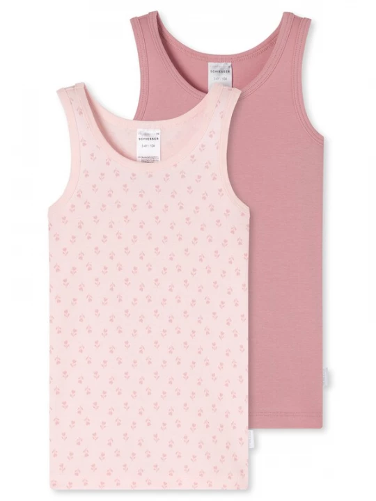 Foto van product SCHIESSER Onderhemd ' Fine Rib Multi ' rosa / oudroze