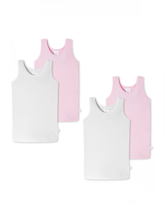 Foto van product SCHIESSER Onderhemd pink / wit