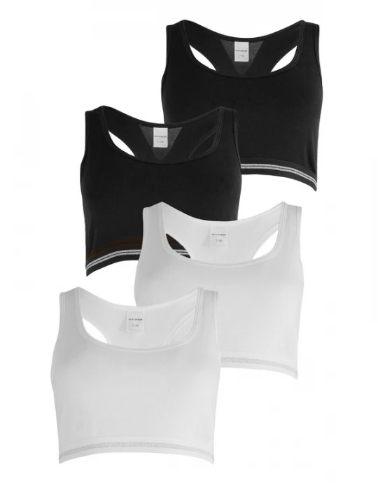 Foto van product SCHIESSER Onderhemd zwart / wit