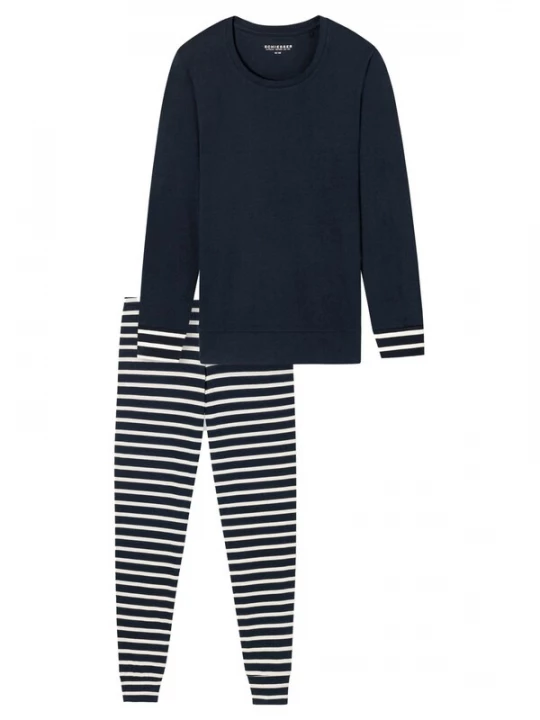 Foto van product SCHIESSER Pyjama 'Casual Essentials' donkerblauw