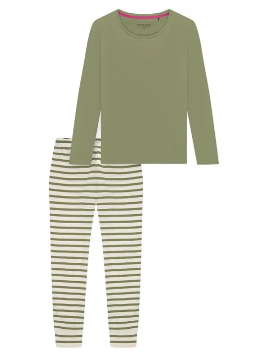 Foto van product SCHIESSER Pyjama 'Casual Essentials' groen