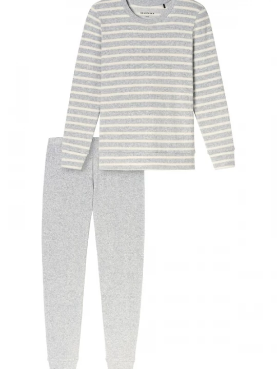 Foto van product SCHIESSER Pyjama 'Casual Essentials' lichtgrijs