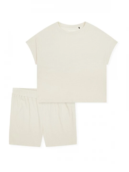 Foto van product SCHIESSER Pyjama 'Casual Feel' offwhite