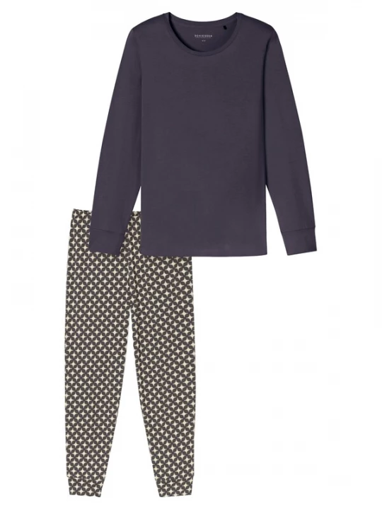 Foto van product SCHIESSER Pyjama ' Comfort Essentials ' grafiet