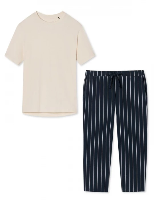 Foto van product SCHIESSER Pyjama 'Cotton' gemengde kleuren