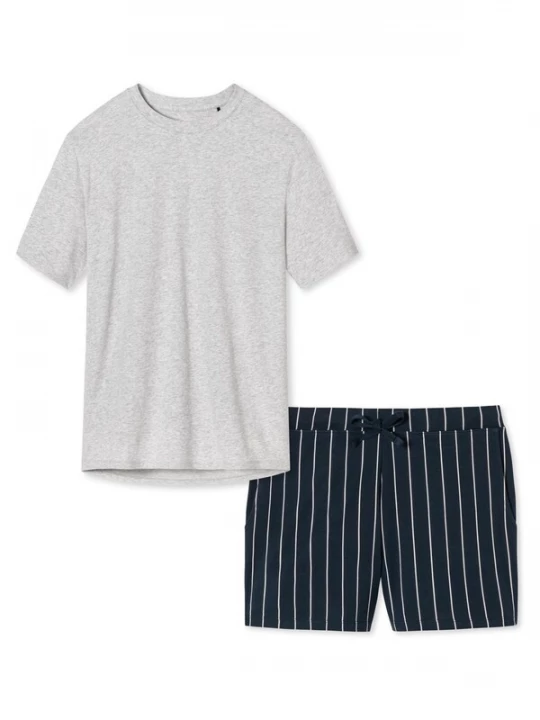 Foto van product SCHIESSER Pyjama 'Cotton' grijs