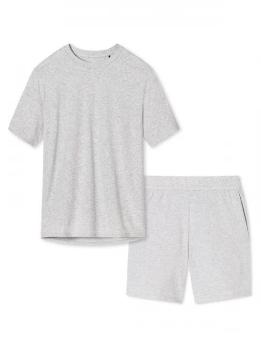 Foto van product SCHIESSER Pyjama 'Cotton' grijs