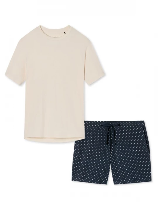 Foto van product SCHIESSER Pyjama 'Cotton' offwhite