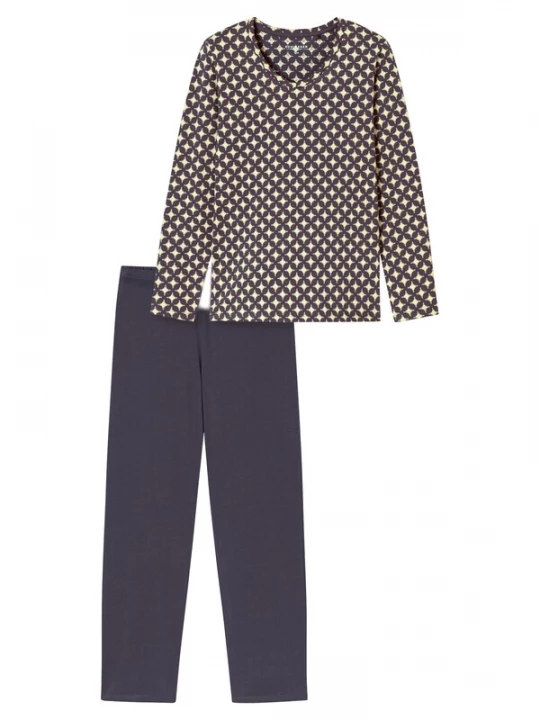 Foto van product SCHIESSER Pyjama crème / pruim