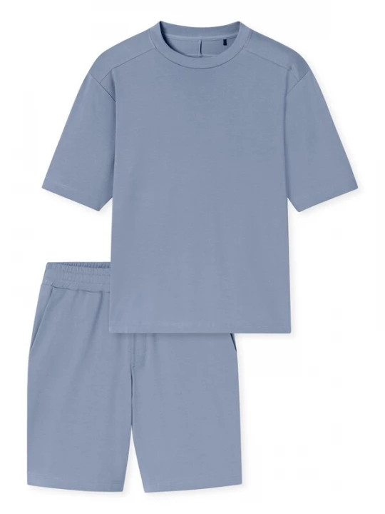 Foto van product SCHIESSER Pyjama kort blauw