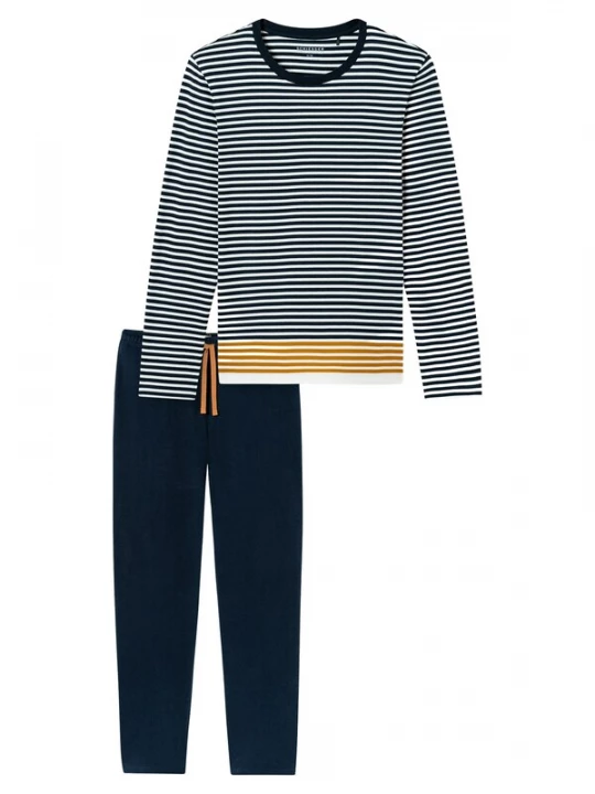Foto van product SCHIESSER Pyjama lang ' Casual Nightwear ' nachtblauw
