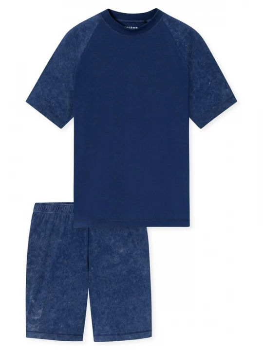 Foto van product SCHIESSER Pyjama lang ' Modern Essentials ' navy