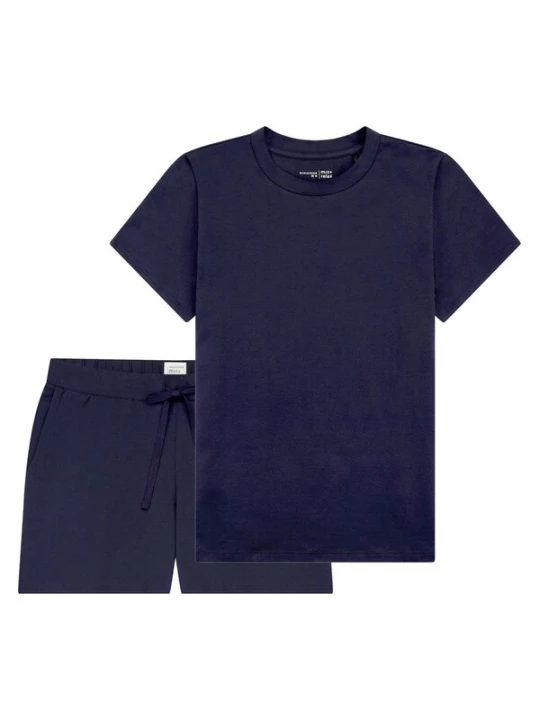 Foto van product SCHIESSER Pyjama 'Mix & Relax' blauw