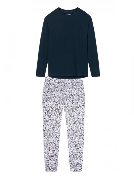 Foto van product SCHIESSER Pyjama 'Mix & Relax' donkerblauw