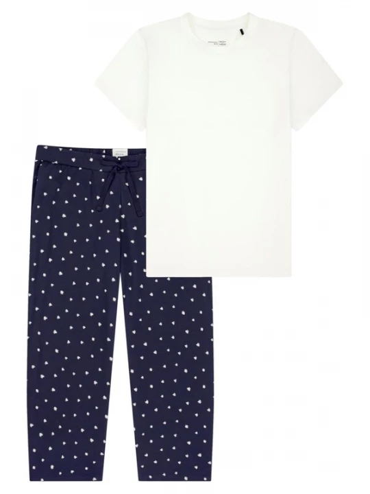 Foto van product SCHIESSER Pyjama 'Mix & Relax' nachtblauw