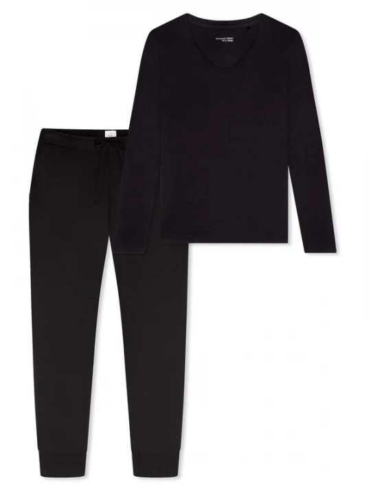 Foto van product SCHIESSER Pyjama 'Mix & Relax' zwart